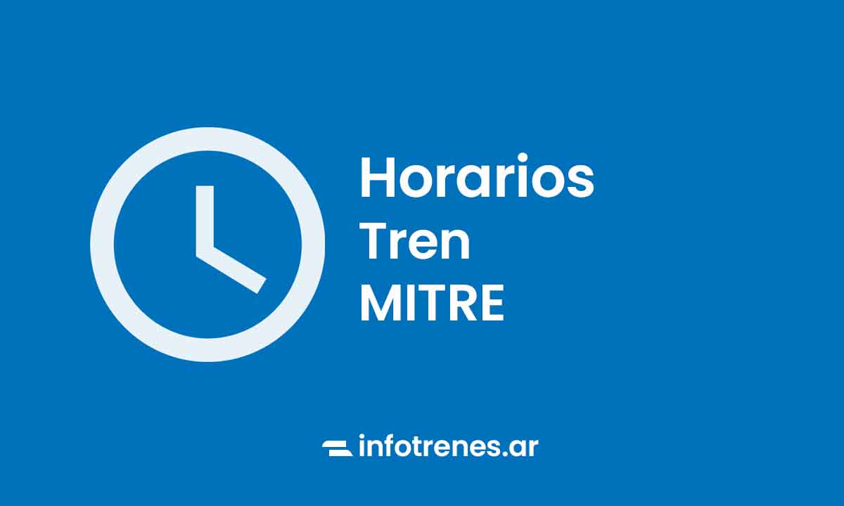 horarios de tren mitre