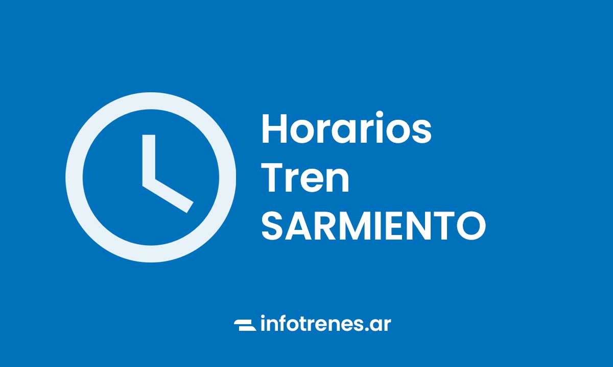 horarios de tren sarmiento