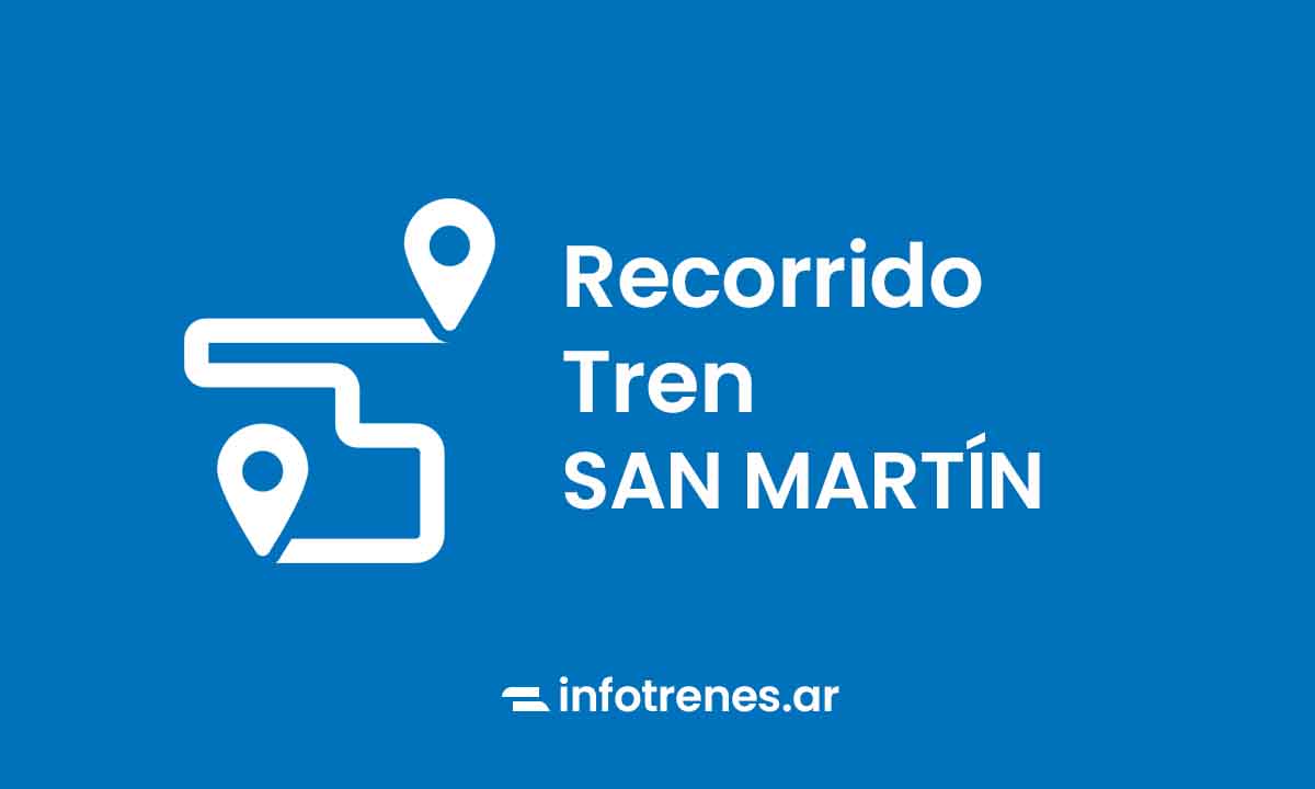 tren san martin recorrido