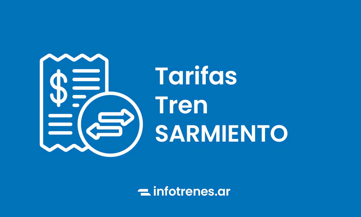 tren sarmiento tarifas
